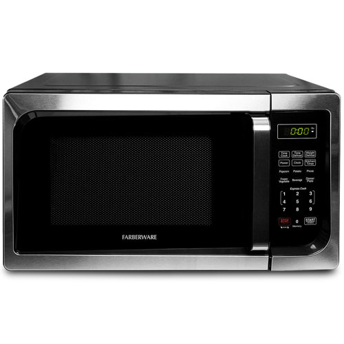 Farberware Compact Countertop Microwave Oven, 0.9 cu. ft., 900 Watts with Safety Lock & Reviews